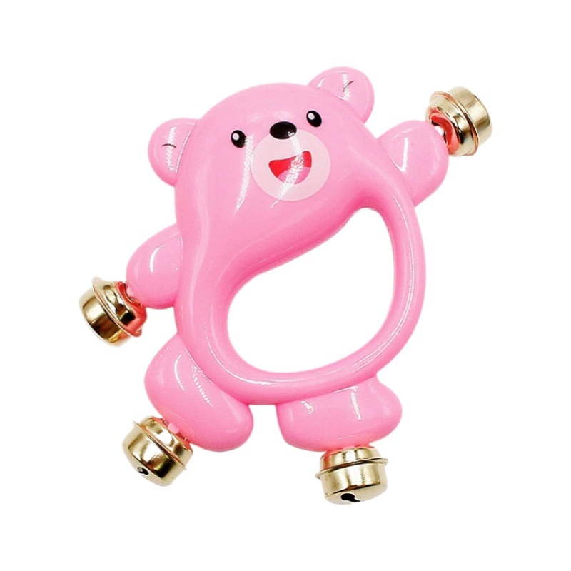 Grabber, cartoon beanbag, small bell for new born for baby, appeases smart toy, with little bears, 0-3 years