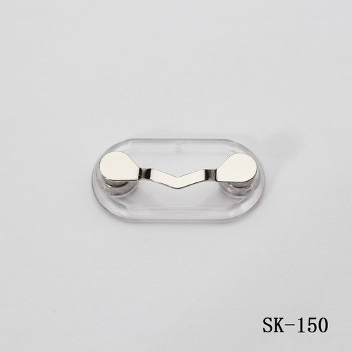 Cross-border hot selling magnetic glasses holder collar glasses clip magnetic work number plate brooch work number plate magnet glasses holder