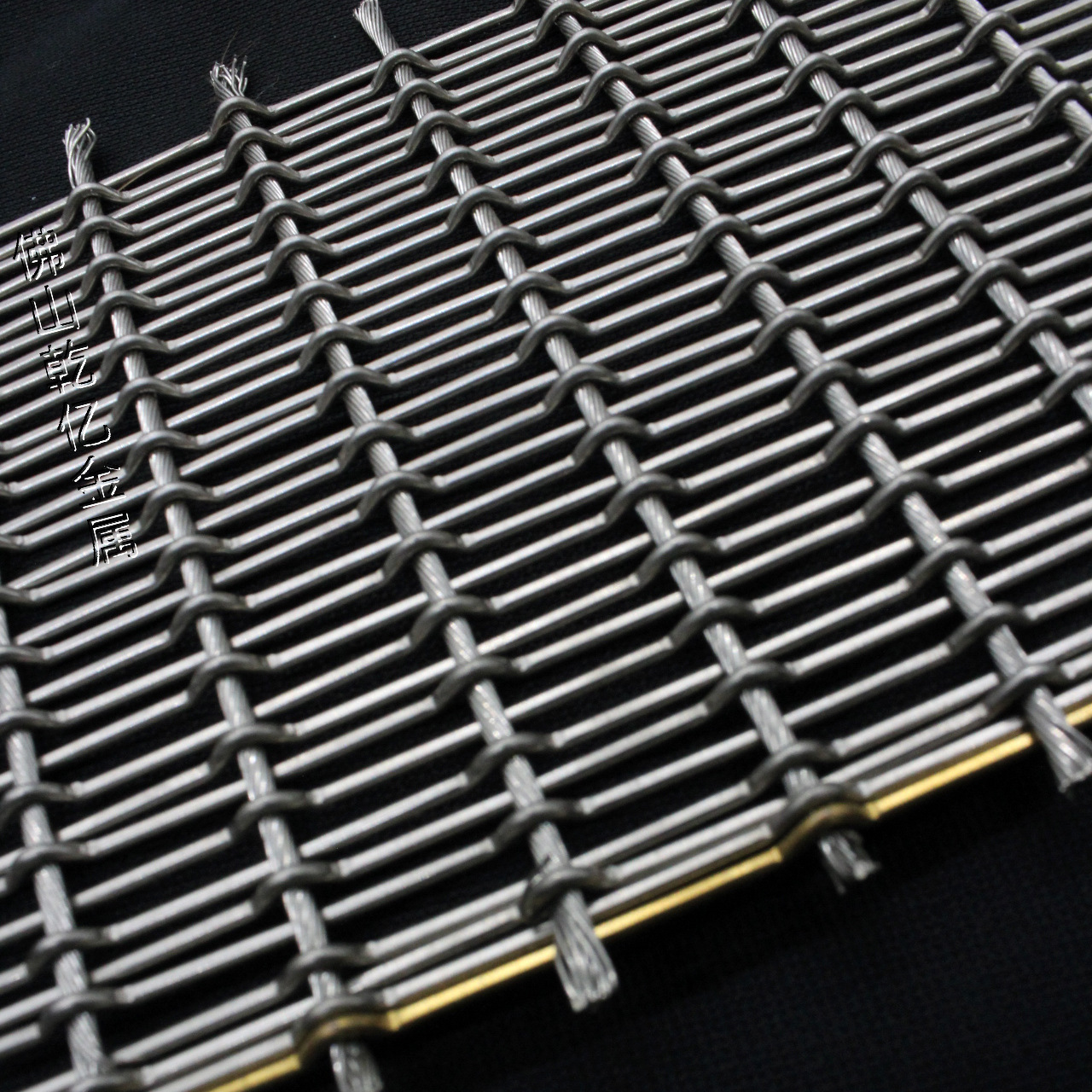 家具编织金属装饰网 304不锈钢丝绳合股网 帘子网装饰隔离网广东