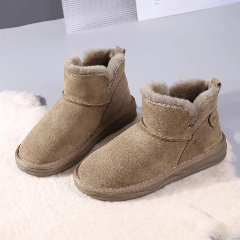 2023 Winter New Network Red Dicke Sohle Hoher Komfort Lässige Kurzarm-Martin-Stiefel mit Plüsch und warmer Isolierung_voghion.com