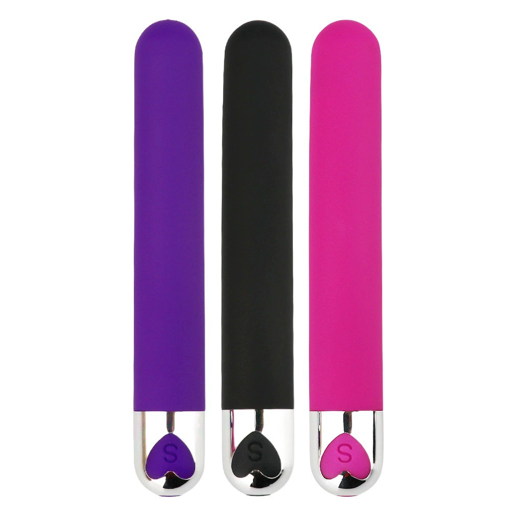 Женский 10-частотный зарядный пуля длинный мастурбатор массаж AV-палка пары флирт вибрационная палка для взрослых секс-принадлежности