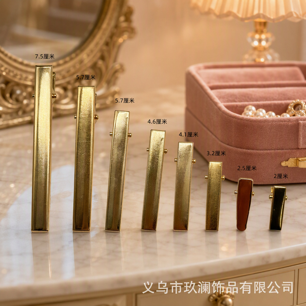 Regular Square Clip Duckbill Clip Bow Hairpin Hair Accessories DIY Material Popular Head Jewelry Accessories