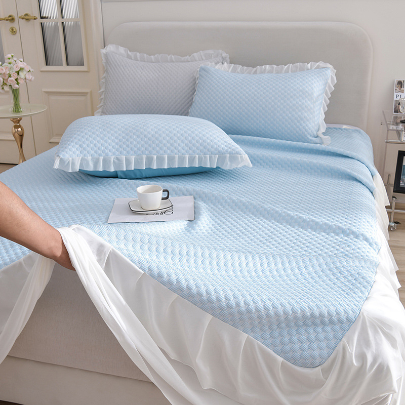 아쿠아블루 베드스커트 [A급 - 상쾌하고 시원하며 숙면]