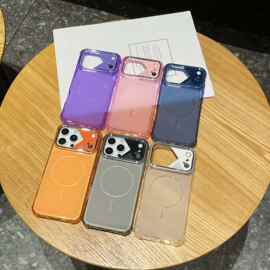 适用iPhone17ProMax四角防摔电镀镜头手机壳苹果18秒变气囊保护套