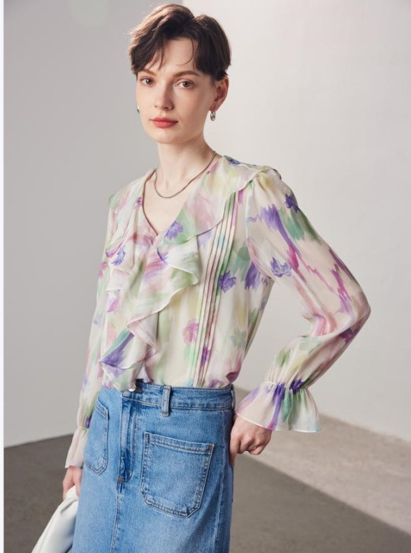 녹색과 보라색 얼룩