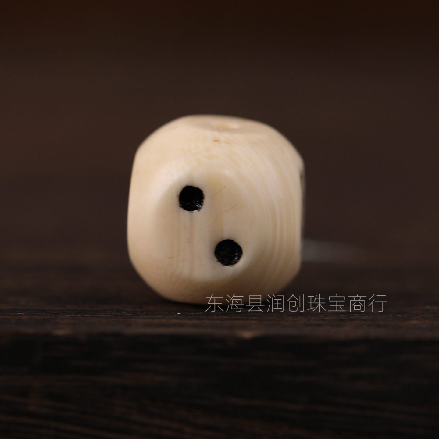 Xizang-style engraved dice-shaped square beads bracelet, DIY semi-finished loose beads, accessories, and decorative items
