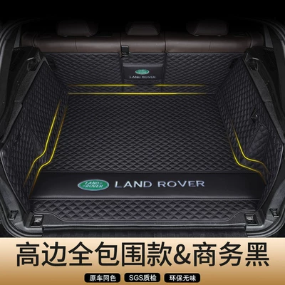 Trunk Mat – Rover Defender, Evoque, Discovery 4/5, Range - genuine-leather-business-black-high-rim-full-coverage-secure-fit-odor-free-land-rover-freelanderfreelander-imported