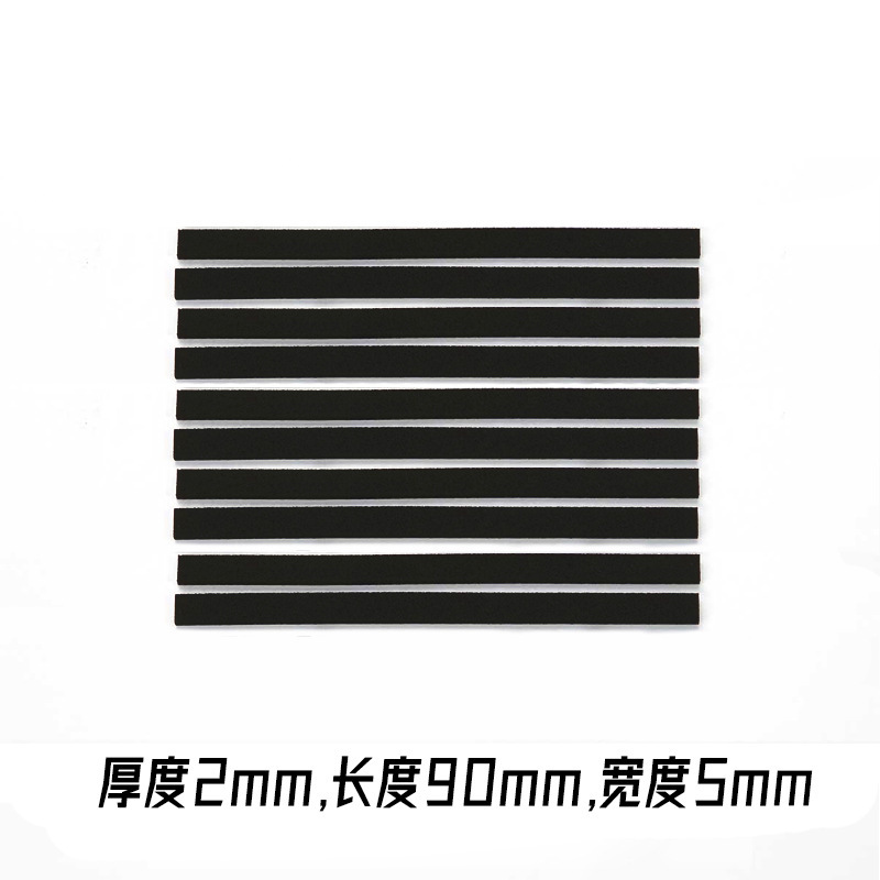 Self-made four-wheel drive self-adhesive sponge brake anti-speed car modification accessories 10 pack suitable for competition upgrade accessories