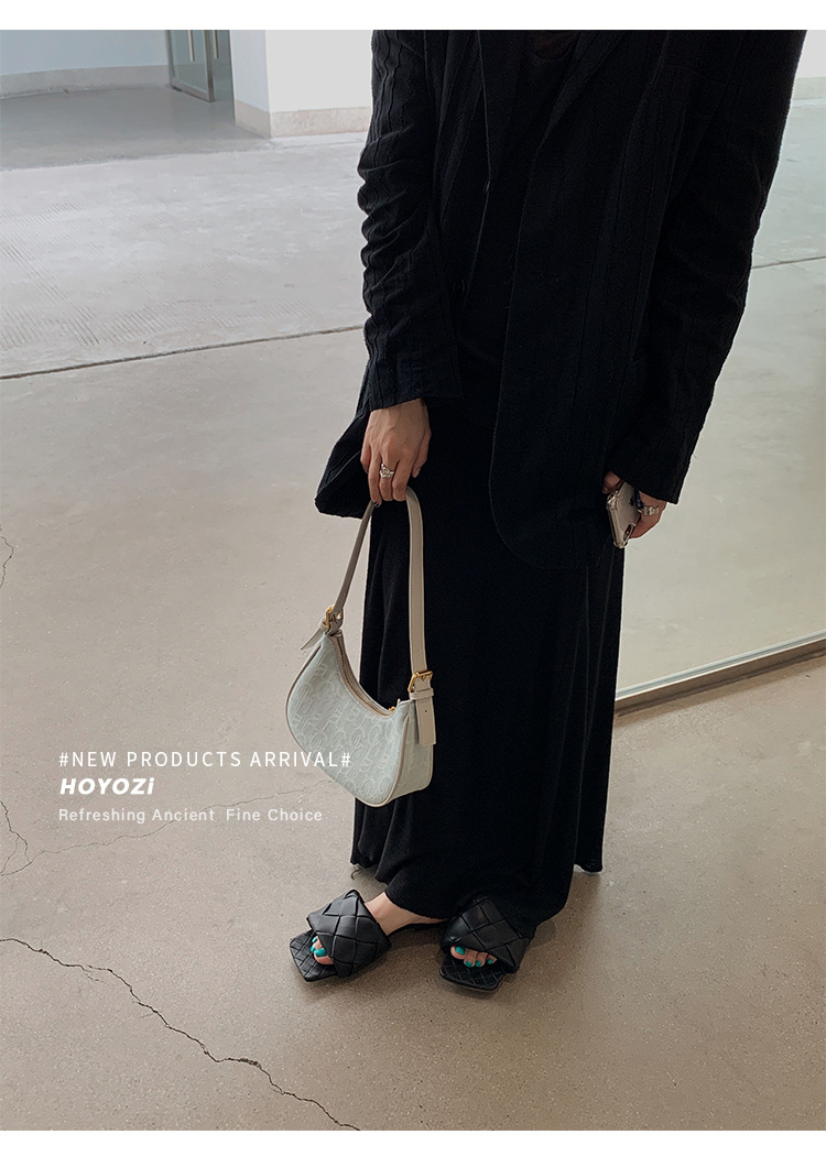 Hong Kong kJhsel PU niche denim law stick underarm for women's spring/summer  new shoulder bag_voghion.com