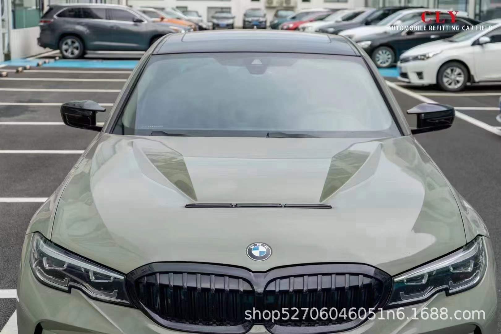 Suitable for BMW 20-22 3 Series G20/G28 modification and upgrade M3C front bumper front lip fender cover rear lip