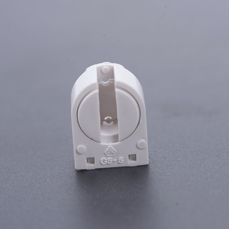厂家直销新款日光灯t5节能灯除螨仪灯座灯脚PC材质灯具配件批发