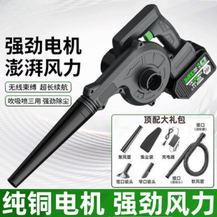 Vacuum Cleaner Household Electric Rechargeable Hair Dryer Lithium Battery High Power Blower Vacuum Wireless Industrial Dust Collector Factory