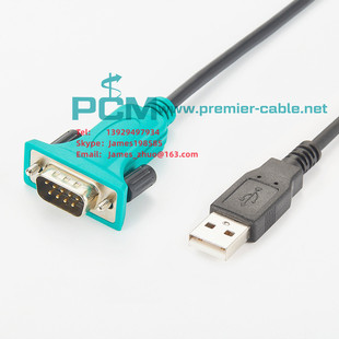USB male DB9 9-pin RS232 cable laboratory weighing interface cable