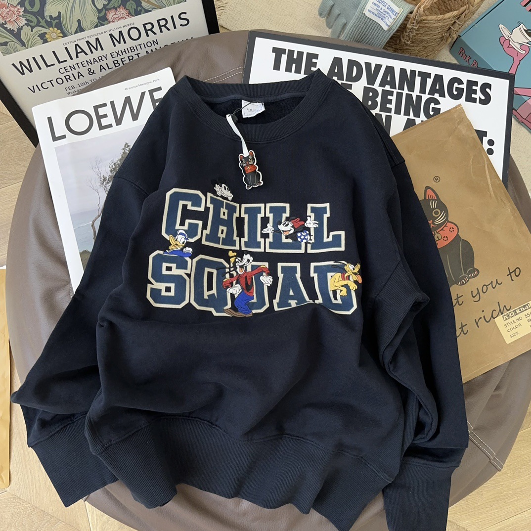 紙袋家! A.D.Khal紙袋家側ねじ刺繍水洗いアニメ刺繍毛輪ガーディアン女性コート