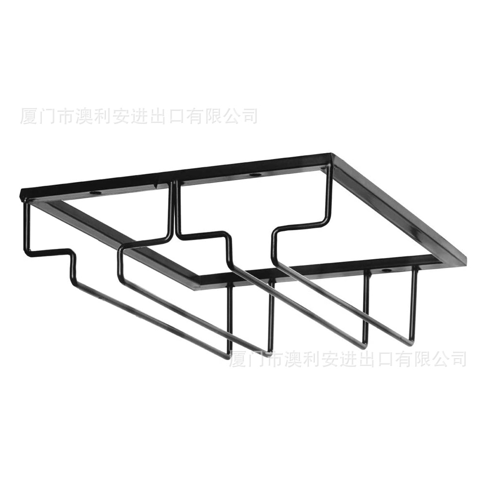 Soporte para copas de vino, colgante, hierro, europeo