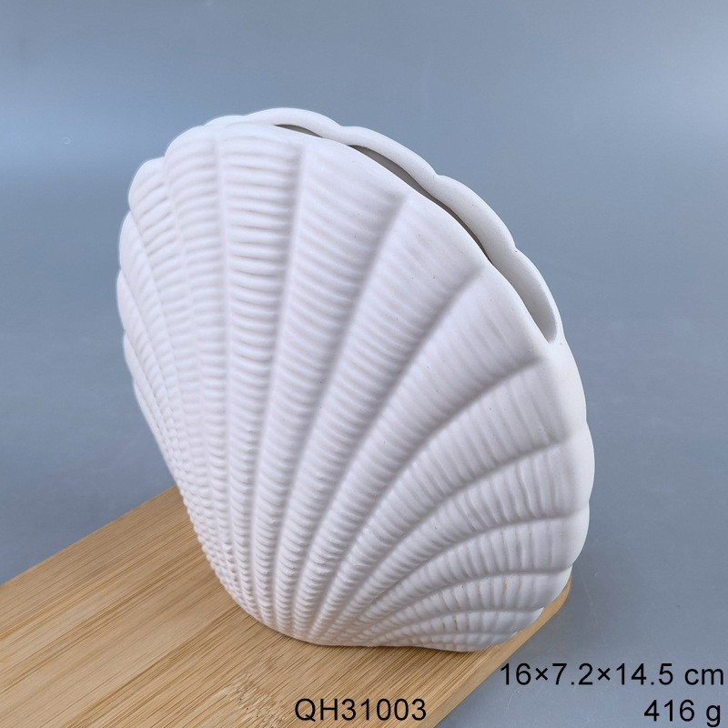 Juego de lavado de baño con forma de concha europea y americana transfronteriza Juego de baño de cuatro piezas de baño con caracol de cerámica creativa