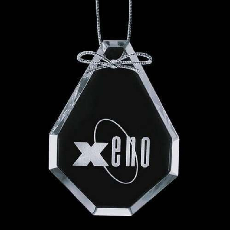 팔각형 크리스탈 펜던트