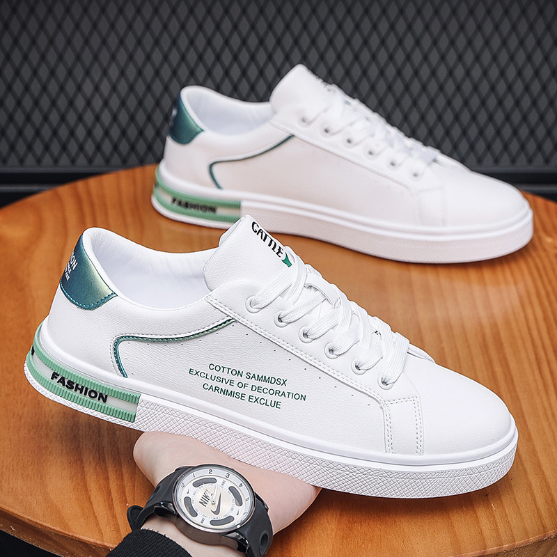 New Soft Bottom Low White Shoes for Students 2024 Spring and Summer Fashionable All-match Board Shoes Breathable Lightweight Sports Men's Shoes New Soft Bottom Low White Shoes for Students 2024 Spring and Summer Fashionable All-match Board Shoes Breathable Lightweight Sports Men's Shoes