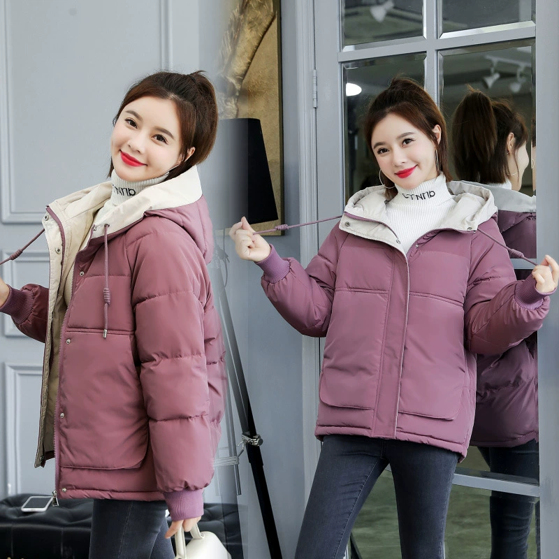 Short down jacket for kids, Korean style, oversized fit, increased thickness