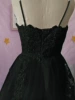 With zipper, black