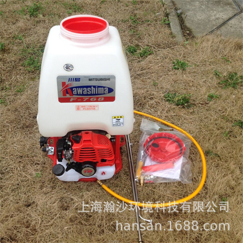 台湾川岛F-768高压动力喷雾机F-768背负式园林植保喷洒机