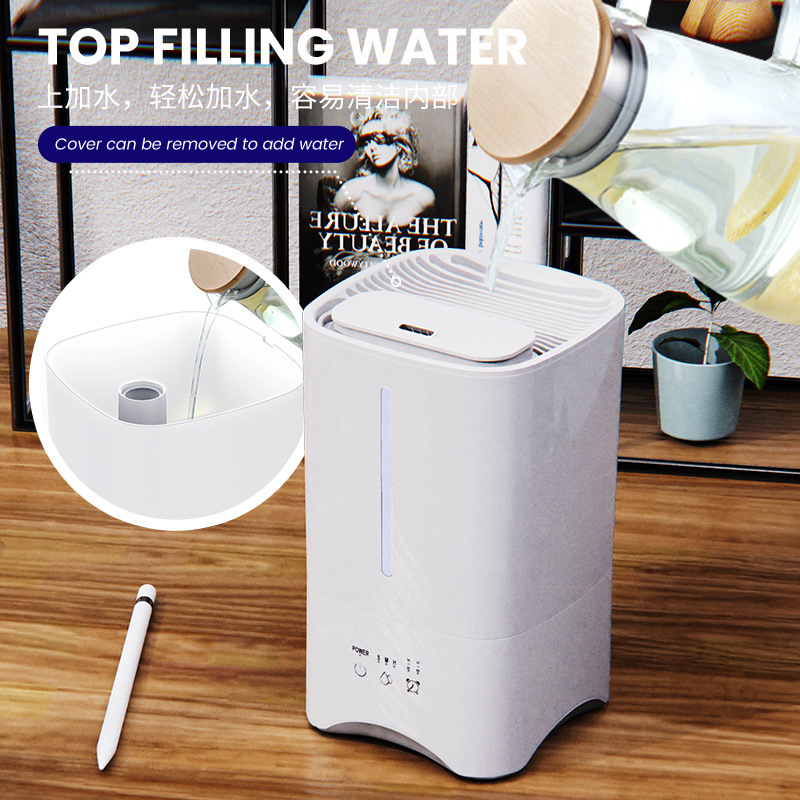 スポット 5L 家庭用空気加湿器タイミング保湿寝室エアコン加湿器大霧量噴霧器卸売|undefined
