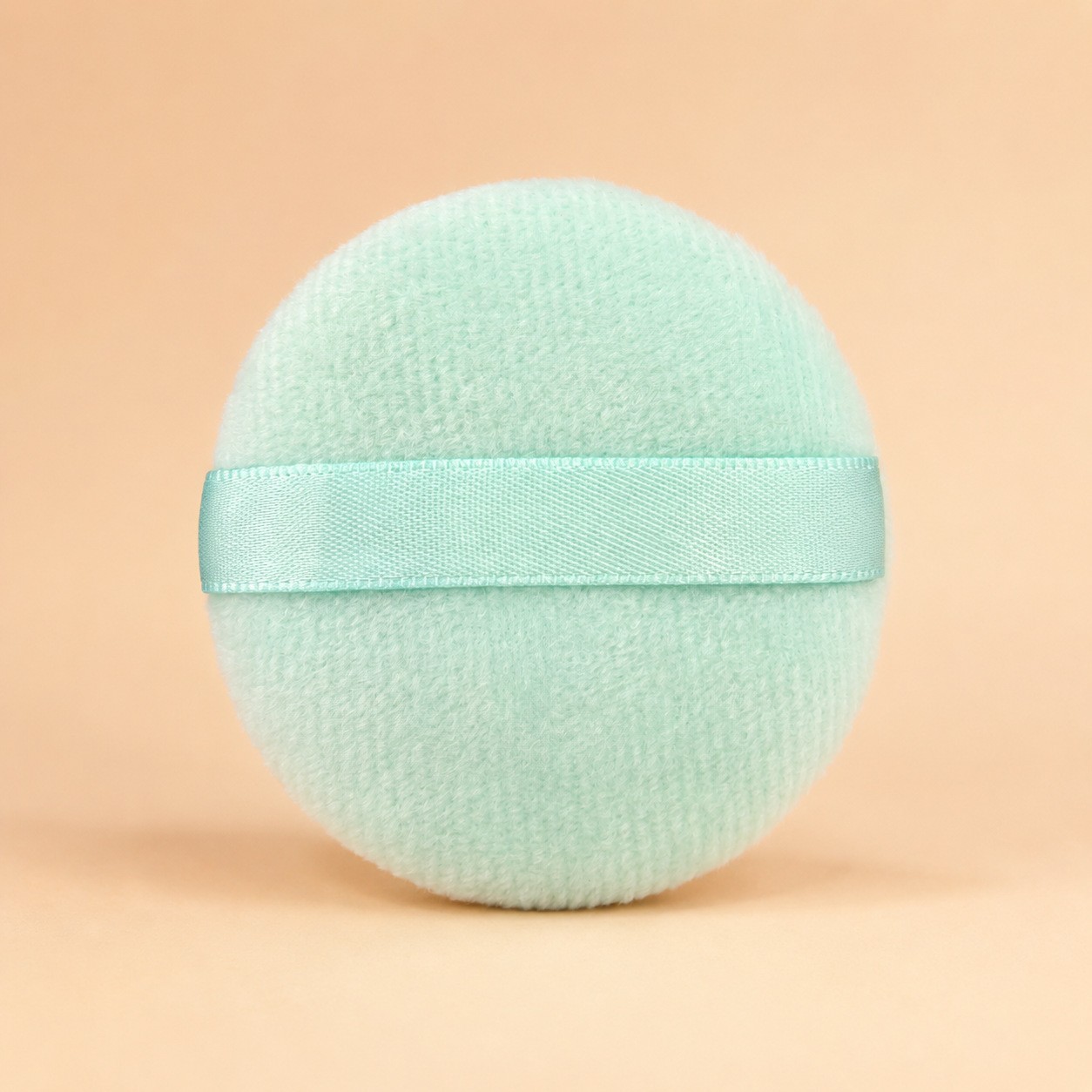 Esponja triangular para polvos sueltos, aplicador de polvos compactos, esponja de superficie aterciopelada, aplicador de polvos secos, herramienta de belleza.