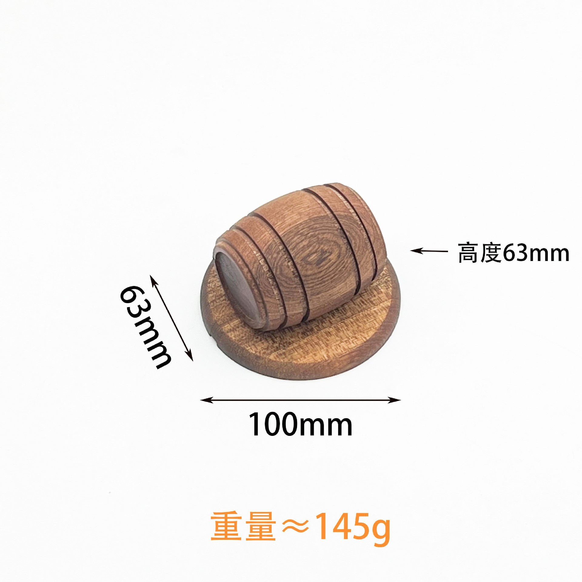 Coctel de madera fumigador hexagonal disco volador barra de cocina herramientas fumigantes fumigantes cubierta de madera