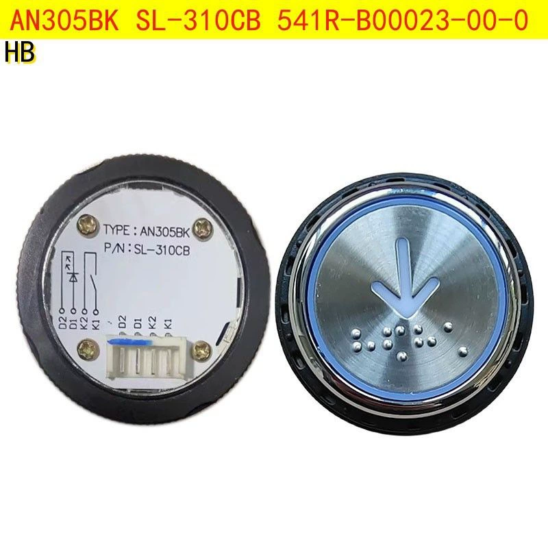 Кнопка лифта Sims AN305B, кнопка AN305BK SL-310CB 541R-B00023-00-0