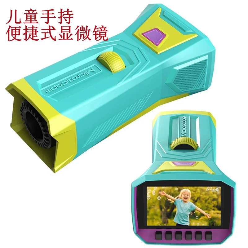 Трансграничный новый студенческий научный эксперимент Детский электронный микроскоп ручной портативный фотоаппарат видео микроскоп