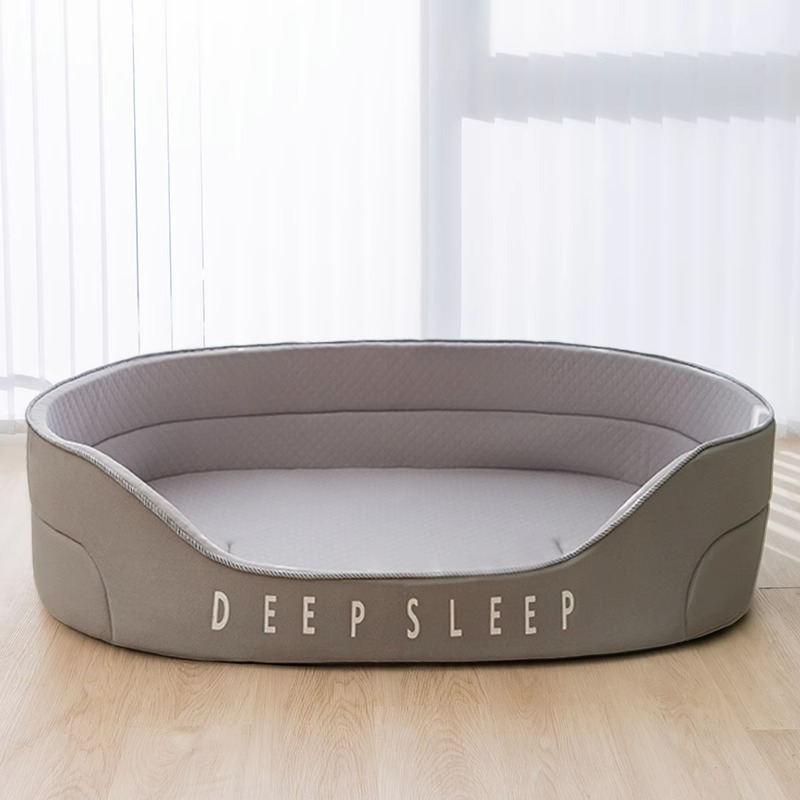 Otoño e invierno perro de sueño profundo Perrera de perro grande perro mediano y grande Golden Retriever nido de esponja engrosada abierta nido de mascotas