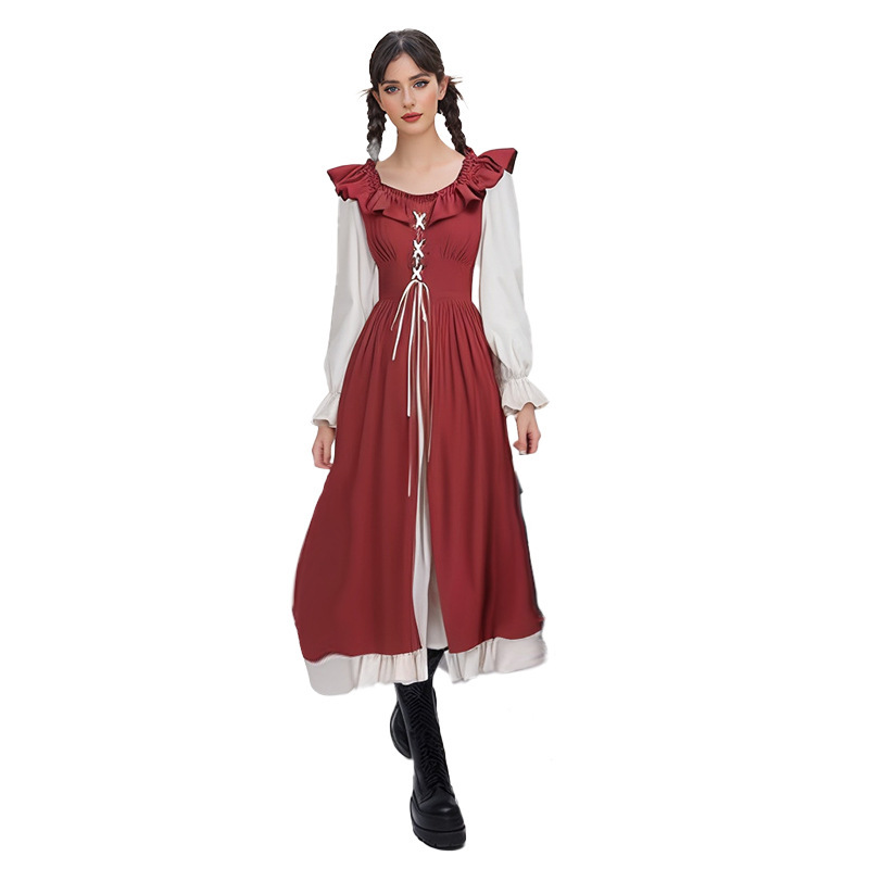 Women's Revival dress Women's Medieval Renaissance Fairy dress Long Sleeve Ireland