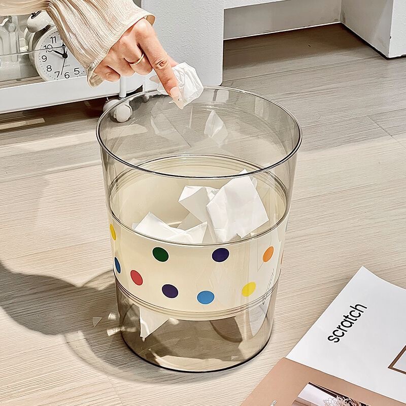 New Model of Household Lidless 2025 Storage Large-Capacity Wastebasket, Cute and Simple Foldable Trash Bin for Office and Living Room New Model of Household Lidless 2025 Storage Large-Capacity Wastebasket, Cute and Simple Foldable Trash Bin for Office and Living Room
