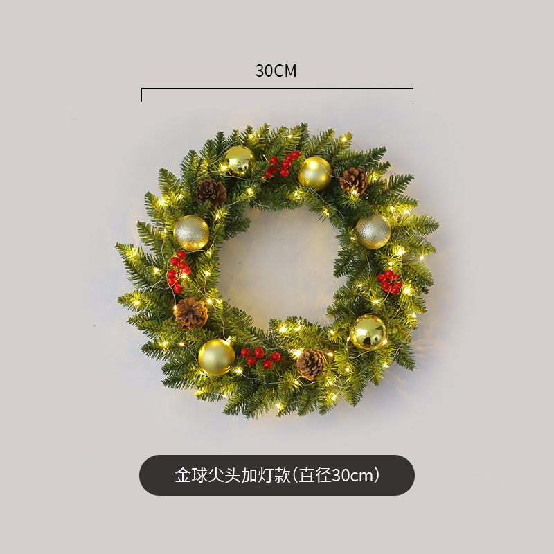 Cabeza puntiaguda de bola de oro más tipo de lámpara (diámetro 30cm)