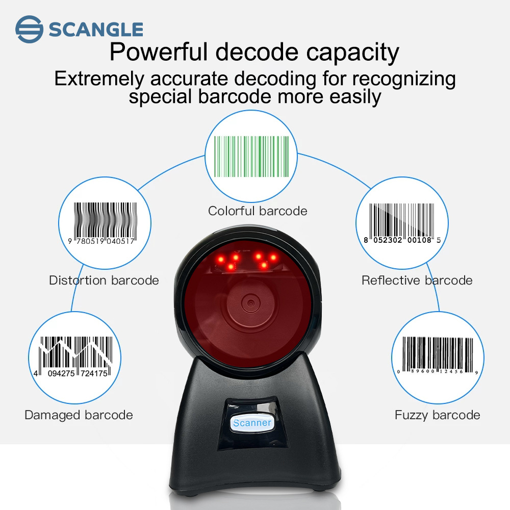 SGT-8801 barcode QR code scanning platform Restaurant supermarket cash register scan code platform mobile payment scanning gun