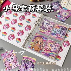 A5 ポニーカードアルバム専用ルーズリーフインナーページ 6 穴 4 グリッドフォトアルバムインナーページスモールカード収納ページポラロイドフォトアルバム