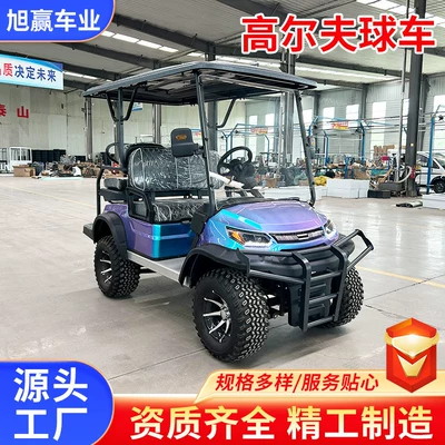 Four-Wheel Electric Sightseeing Car, Hotel Shuttle Car, 2-4-6-8 Seats, New Golf Cart, Battery Car, Mobility Scooter