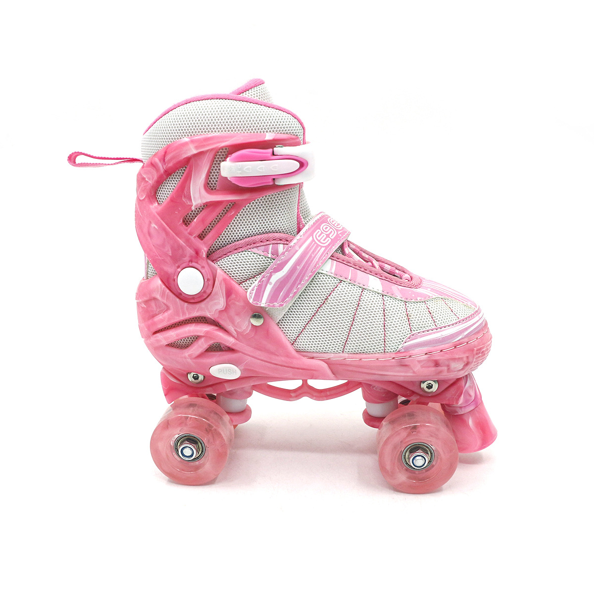 Cross-border girls roller skates beginners adjustable double-row roller skates four-wheel skates children's skates wholesale