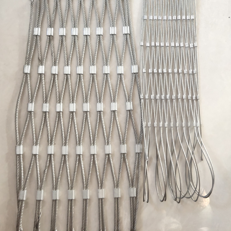 304高空防坠网小区防坠物安全网游乐设施防护不锈钢绳网