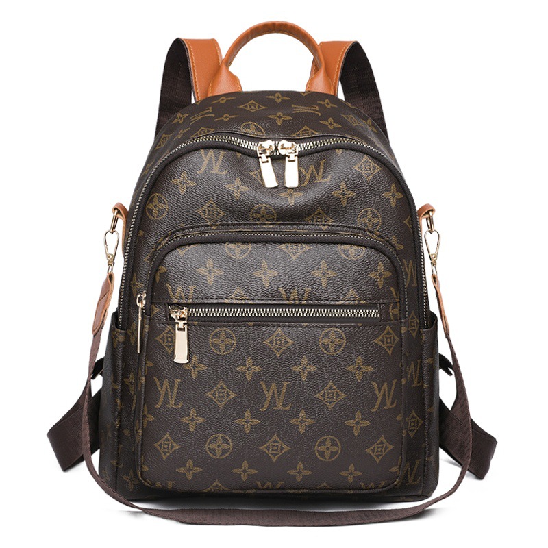 2025 New Summer Live Broadcast Popular Backpack for Women Korean Style Soft Leather Trendy Large Capacity Fashionable and High-End