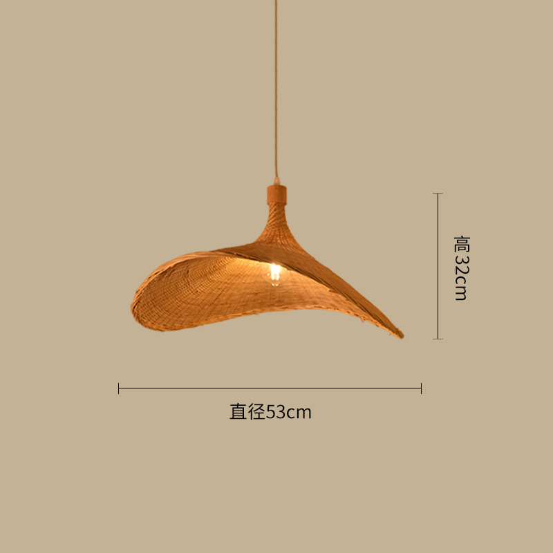Nueva Lámpara de Araña de Estilo Chino para Salón de Té, Inspirada en el Zen, para Restaurante del Sudeste Asiático, Dormitorio, Lámpara de Bambú de Estilo Japonés, Linterna de Bambú, Lámpara de Araña de Estilo Chino