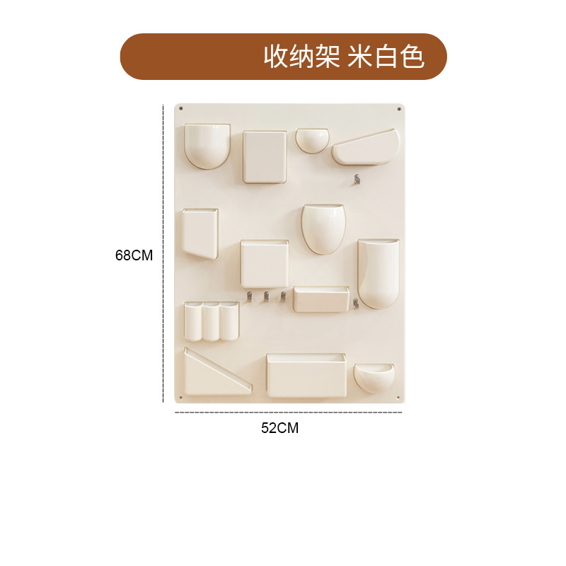 Entrada nórdica creativa decoración de la pared accesorios simples ins agujero de la pared tablero de rack de almacenamiento de escritorio