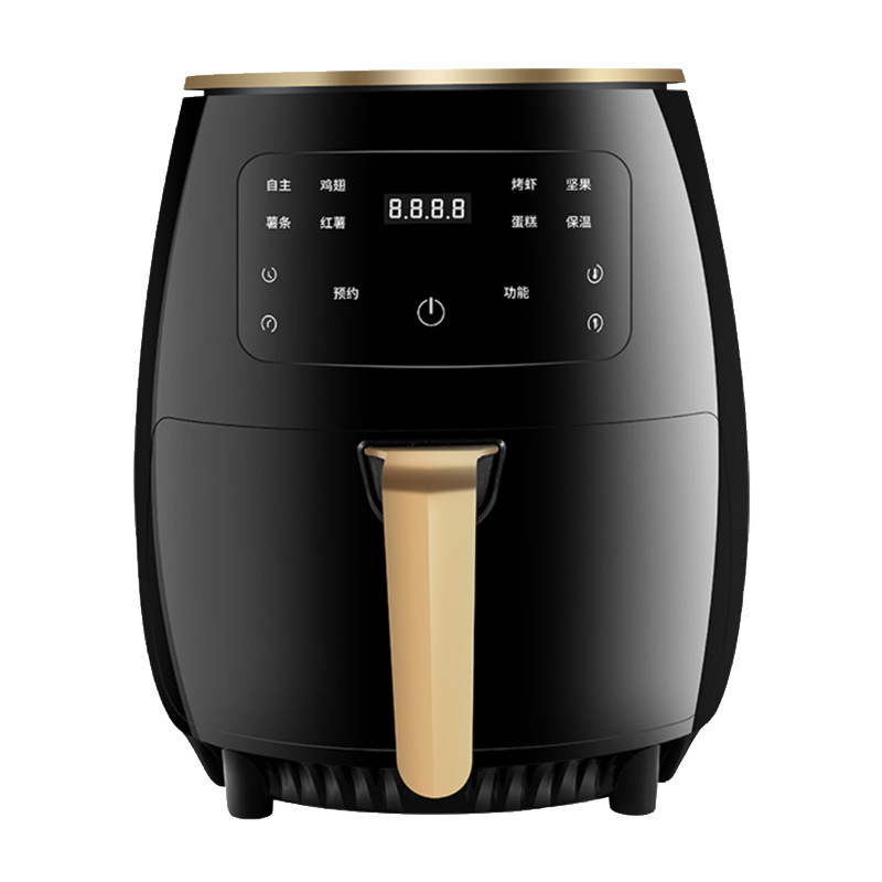 新款空气炸锅智能触屏多功能薯条机6LAir Fryer110V220V欧美英规|undefined