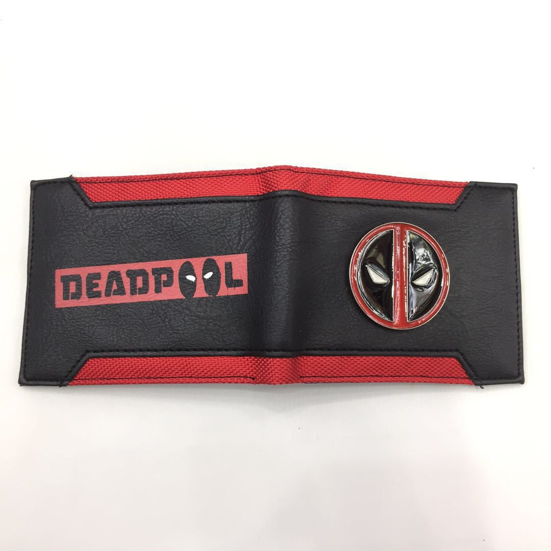 Deadpool deadpool cartera corta Marvel Avengers superhéroe pu cambio cartera