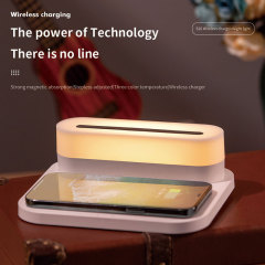 新型クロスボーダー速売通三合一携帯電話多機能無線充電15wホームデスクトップ寝室ナイトライト