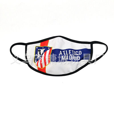 Máscara luminosa UEFA equipo de fútbol personalizado LED colorido flash máscara estadio bar discoteca equipo de salto transfronterizo