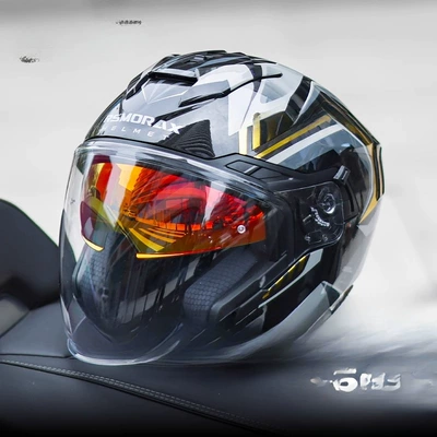 Women's Double Lens Electric Four – Motosiklet dəbilqələri - s-aochuang-mc-6