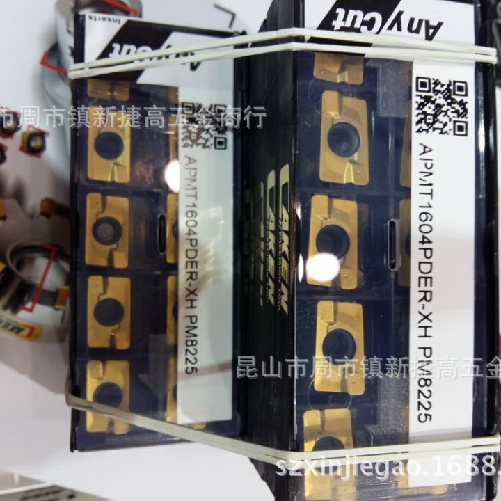 原装台湾亚肯0.8R 直角90度尖角菱形APMT1604PDER-XH-PM8225 PM80