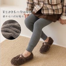 【加绒】儿童加厚保暖九分裤女童宝宝时髦百搭复合一体裤打底裤潮