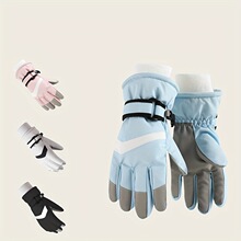 J 98050 Fleece Kids Ski Gloves ���޶�ͯѩ�׿羳����ͨ��